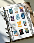 PR245 - 12 Books, 12 Friends - Printable Insert