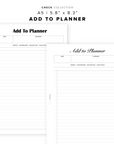 PR356 - Add to Planner Check - Printable Insert