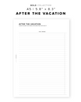 PR269 - After the Vacation - Printable Insert