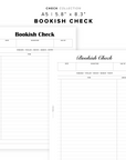 PR346 - Bookish Check - Printable Insert