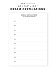 PR266 - Dream Destinations - Printable Insert