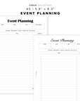 PR346 - Event Planning - Printable Insert
