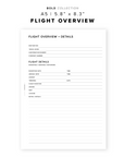 PR270 - Flight Overview - Printable Insert