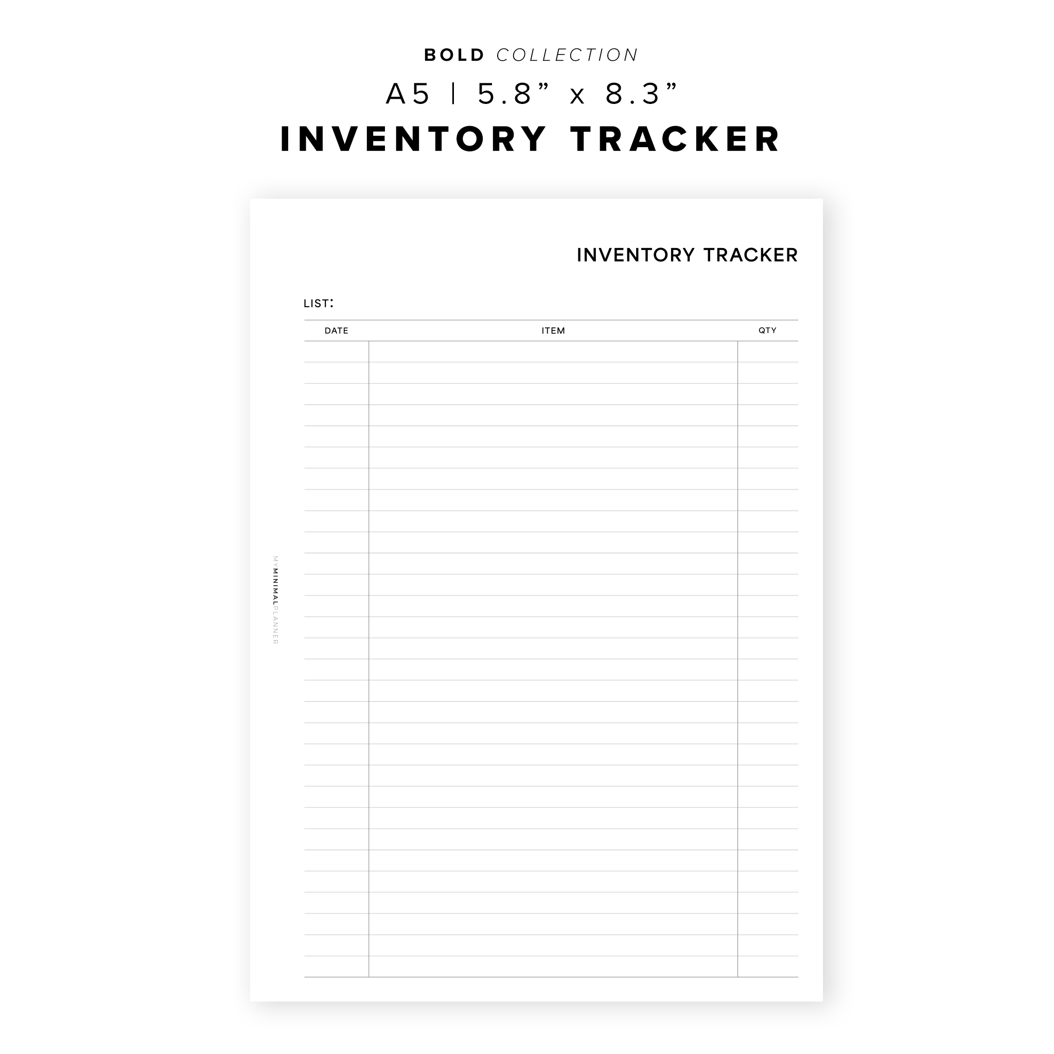 item tracker