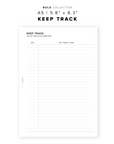 PR247 - Keep Track - Printable Insert