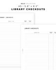 PR307 - Library Checkouts - Printable Insert