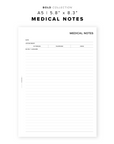PR338 - Medical Notes - Printable Insert