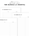 PR254 - TBR Bundle - Printable Insert