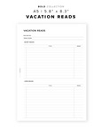 PR260 - Vacation Reads - Printable Insert