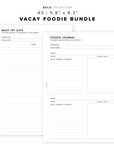 PR267 - Vacay Foodie Bundle - Printable Insert