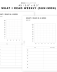 PR218 - What I Read Weekly - Printable Insert