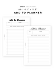PR356 - Add to Planner Check - Printable Insert