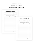 PR346 - Bookish Check - Printable Insert