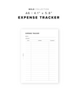 PR226 - Expense Tracker V3 - Printable Insert
