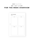 PR219 - For the Week - Printable Insert