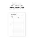 PR237 - New Releases - Printable Insert