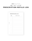 PR358 - Prescription Refills - Printable Insert