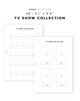 PR362 - TV Show Collection - Printable Insert