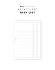 PR332 - Task List - Printable Insert