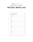 PR244 - Trilogy Book List - Printable Insert