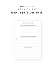 PR265 - Ugh Let's Do This - Printable Insert