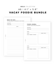 PR267 - Vacay Foodie Bundle - Printable Insert
