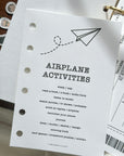 PRD206 - Airplane Activities - Printable Dashboard