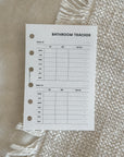 PR339 - Bathroom Tracker - Printable Insert