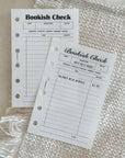 PR346 - Bookish Check - Printable Insert