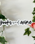 Books and Wine - Simple Sticker