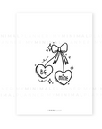 PRD200 - Cherries Be Mine - Printable Dashboard