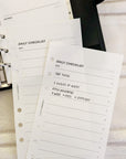 PR326 - Daily Checklist V2 - Printable Insert