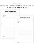PR347 - Bookish Review V3 - Printable Insert