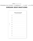 PR266 - Dream Destinations - Printable Insert