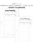 PR346 - Event Planning - Printable Insert