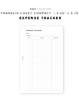 PR226 - Expense Tracker V3 - Printable Insert