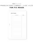 PR264 - Fan Fic Reads - Printable Insert