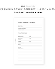 PR270 - Flight Overview - Printable Insert