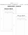 PR348 - Grocery Check - Printable Insert