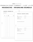 PR283 - Migraine / Headache Bundle - Printable Insert