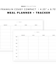PR340 - Meal Planner Tracker - Printable Insert