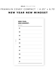 PR241 - New Year. New Mindset - Printable Insert