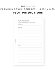 PR277 - Plot Predictions - Printable Insert