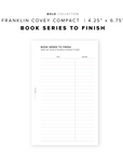 PR239 - Book Series to Finish - Printable Insert