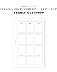 PR328 - Yearly Overview - Printable Insert