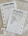 PR348 - Grocery Check - Printable Insert