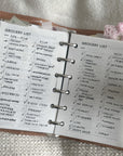 PR335 - Grocery List V3 - Printable Insert