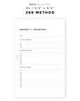 PR246 - 369 Manifest Method - Printable Insert