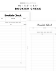 PR346 - Bookish Check - Printable Insert
