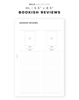 PR365 - Bookish Review V4 - Printable Insert